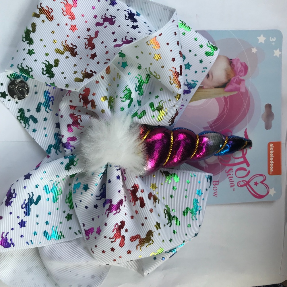 Unicorn JoJo Siwa multicolor Bow